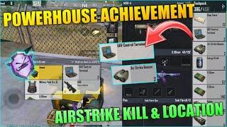 PAYLOAD POWERHOUSE ACHIEVEMENT IN BGMI | HOW TO FIND & USE UAV CONTROL TERMINAL AIRSTRIKE IN PAYLOAD