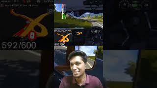 Masti while Driving #shorts #viral #shortvideos #eurotrucksimulator2 #truckersmp #gaming #truck #aj