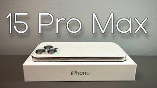 iPhone 15 Pro Max White Titanium - Unboxing, Comparison & First Impressions!