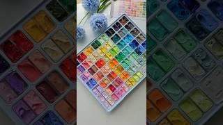 Unboxing HIMI gouache 112 colors🫶 #gouache #himigouache #artshorts #unboxing #unboxingvideo #artist