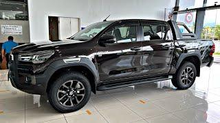 New 2023 Toyota Hilux Rogue black color | truck pickup off-road drive | Exterior And Interior Design