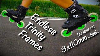 Reviewing the Endless Trinity frame, Pt. 2: 3x110mm