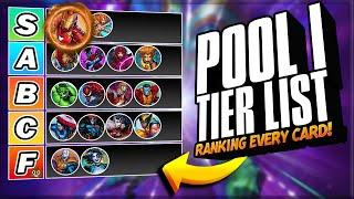 Pool 1 Beginner's Tier List | Ranking EVERY Card From Best to Worst | Marvel Snap