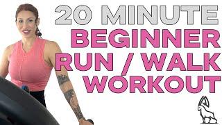 20-Minute Beginner Treadmill Workout | Run & Walk Follow-Along