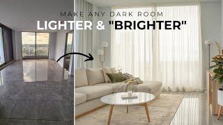 13 Ways To Brighten A Dark Room