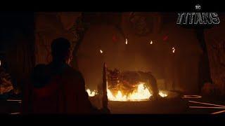 Titans 4x12 Opening Scene Trigon Returns | Brother Blood Kills And Absorbs Trigon's Power Scene