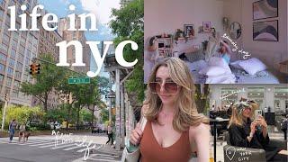 nyc vlog: a few days in my life, hair appointment, running errands, clothing haul & chat with me