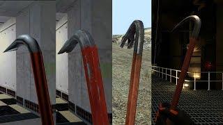 Half-Life Crowbar Comparison