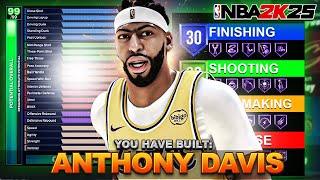 THE BEST ANTHONY DAVIS BUILD IN NBA 2K25 is UNSTOPPABLE… THE MOST OVERPOWERED CENTER BUILD NBA 2K25!