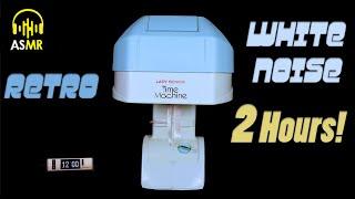 White Noise Therapy - 1970s Bonnet HAIR DRYER 2 Hours! ASMR - Relax Sleep  Concentrate