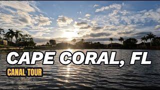 CAPE CORAL, FL. CANAL TOUR #capecoralflorida    #capecoralfl  #florida  #travel    #swflorida