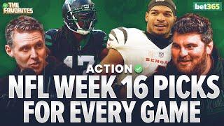 NFL Week 16 Betting Predictions & BETS for EVERY NFL Game! NFL Expert Picks | The Favorites Podcast