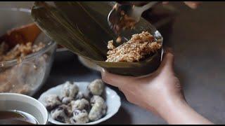 Teochew bak zhang (glutinous rice dumplings) 肉粽 | Dumpling festival