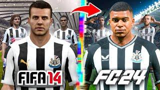 I Rebuild Newcastle From FIFA 14 to FC 24!