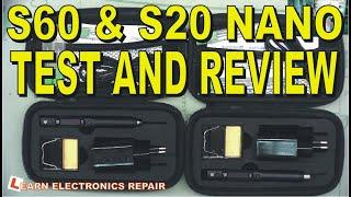 Sequre S20 Nano And S60 Soldering Iron Test And Review. For C115 And C210 Tips