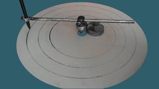 Homemade Mechanical Compass | How to Make Easy Circle Cutting Tool | Circle Cutting Tool for Metal