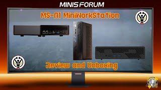 LIVE: Minisforum MS-A1 - The World's Smallest And Most Expandable MiniWorkStation - Ultra Fast!