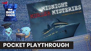 Midnight Murder Mysteries Board Game 2nd Edition - Pocket Playthrough. With Stella & Tarrant