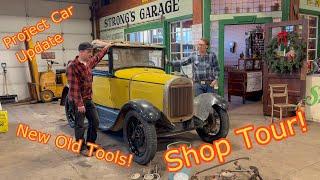 Strong's Garage Shop Update and Tour! Out with OLD, In with the OLDER!