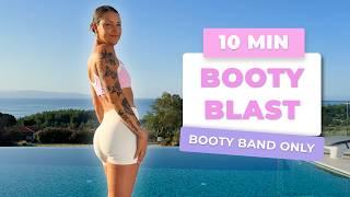 10 MIN BOOTY BAND WORKOUT | Grow your glutes from home