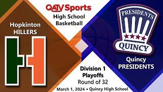 QATV Sports: Hopkinton vs Quincy Girls Basketball (March 1, 2024)