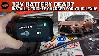 Install Trickle Charger on LEXUS NX Hybrid / Toyota RAV4 Hybrid