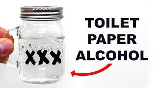 Making toilet paper moonshine