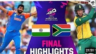 IND VS SOUTH FINAL T20 WORLD CUP 2024