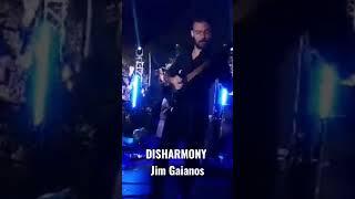 New DISHARMONY 's guitarist Jim Gaianos performing at Under the Quarry fest. V