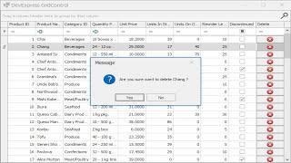 DevExpress Tutorial - How to Insert button into row GridControl | FoxLearn