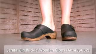 Sanita 'Big Buckle' Urban Danish Clogs (Art:453062) at World of Clogs