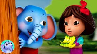 Hathi Pyare Sathi, हाथी प्यारे साथी, Hindi Cartoon Rhymes and Elephant Song