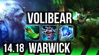 VOLIBEAR vs WARWICK (JGL) | 12/2/12, 1000+ games, Dominating | NA Diamond | 14.18