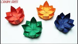 How to make a lotus flower out of paper. Origami lotus