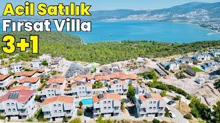 Didim Akbükte Kelepir Fiyata Acil Satılık Site İçinde Havuzlu Villa E-711