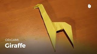 Learn how to make origami easily: The Giraffe