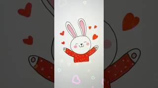 How to draw a cute bunny | Step by step drawing