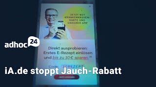 Jauch-Rabatt gestoppt / Halsschmerzmittel im Test / dm-Abholstation / CGM-Gründer & Julian Reichelt