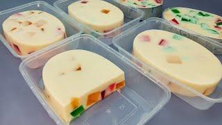 HOW TO MAKE CATHEDRAL WINDOW JELLY DESSERT