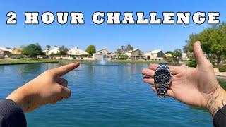 2 Hour Urban Fishing Challenge - What Can We Catch?