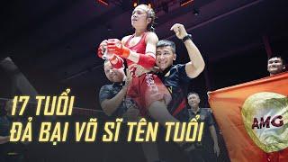 Nữ võ sĩ Hiền Lương mới chỉ 17 tuổi lần đầu thi đấu MMA và cái kết quá bất ngờ