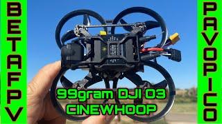 BetaFPV Pavo Pico Review and Flight  / Smallest DJI 03 Cinewhoop / Mini DJI AVATA