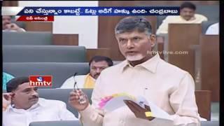 AP CM Chandrababu Naidu Speech Over TDP Govt Welfare Schemes | AP Assembly | HMTV