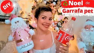 PAPAI NOEL DE GARRAFA PET: O DIY PERFEITO PARA O NATAL !