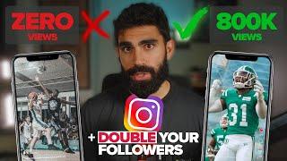 How I Got 800k Views and DOUBLED my Followers with Instagram Reels 