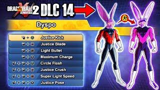 NEW (DLC 14) DYSPO AWOKEN + FULL MOVESET? Dragon Ball Xenoverse 2 Awakened Pack 1 Skills