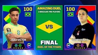 BIG MATCH | JVICTOR VS HENRYKINHO | FINAL 18TH EDITION DUEL OF TITANS - DREAM TEAM