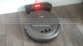 KOBOT RV353 Slim Series Robotic Vacuum Cleaner Broken!!!! Side brushes are dead!