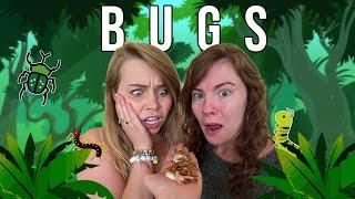 We Ate BUGS! - Hailee And Kendra