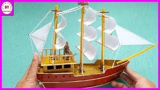 How to make a boat models with cardboard | Sailboat | Do it yourself